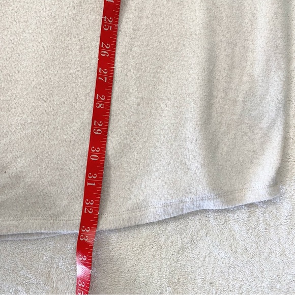 Torrid Light Oatmeal Super Soft Plush Cold Shoulder Top - Picture 9 of 11